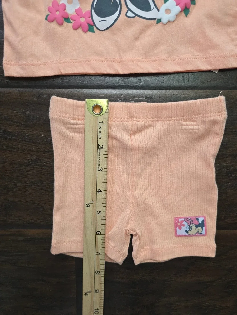NWT Disney Minnie Mouse Baby Girl T-shirt and Shorts Set 3-6M